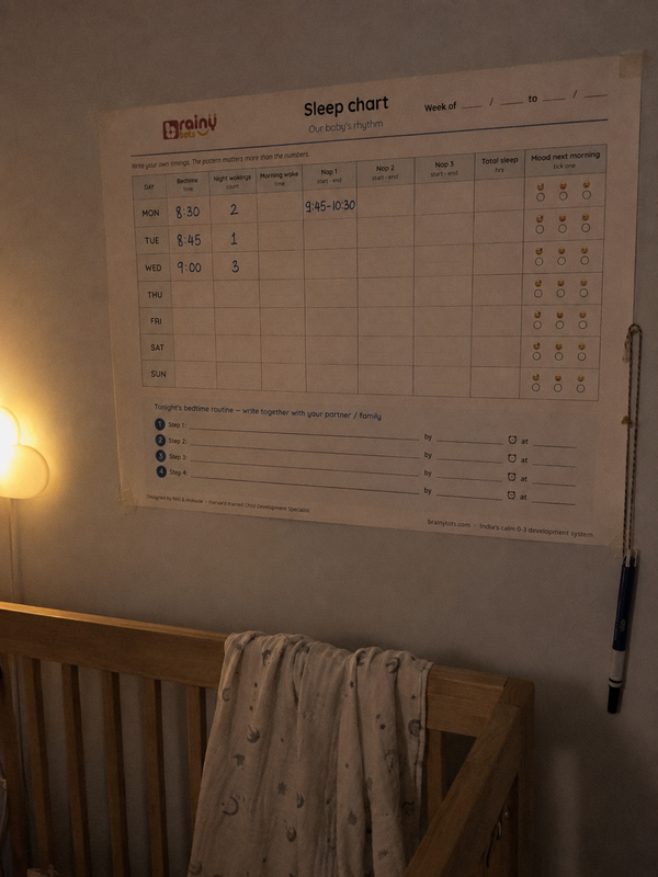 Sleep chart at night — Divya Iyer