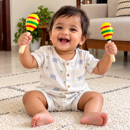 Montessori Egg Shakers – First Sound & Grasp Toy