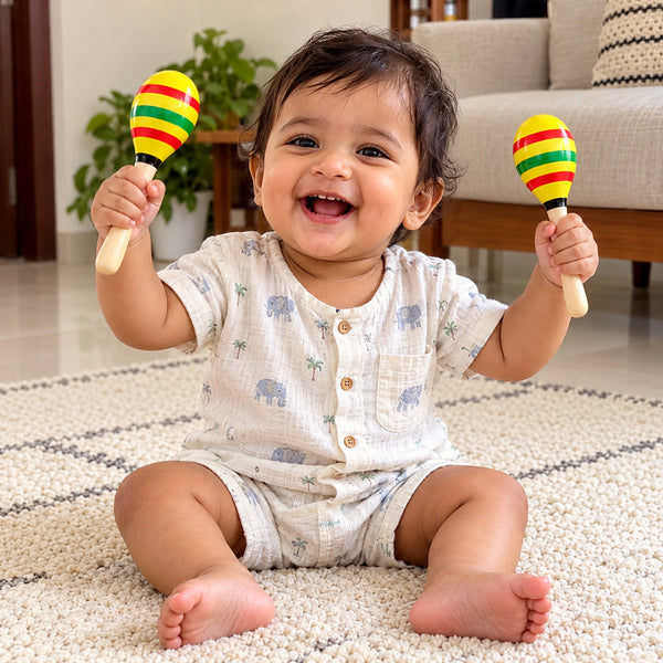Montessori Egg Shakers – First Sound & Grasp Toy