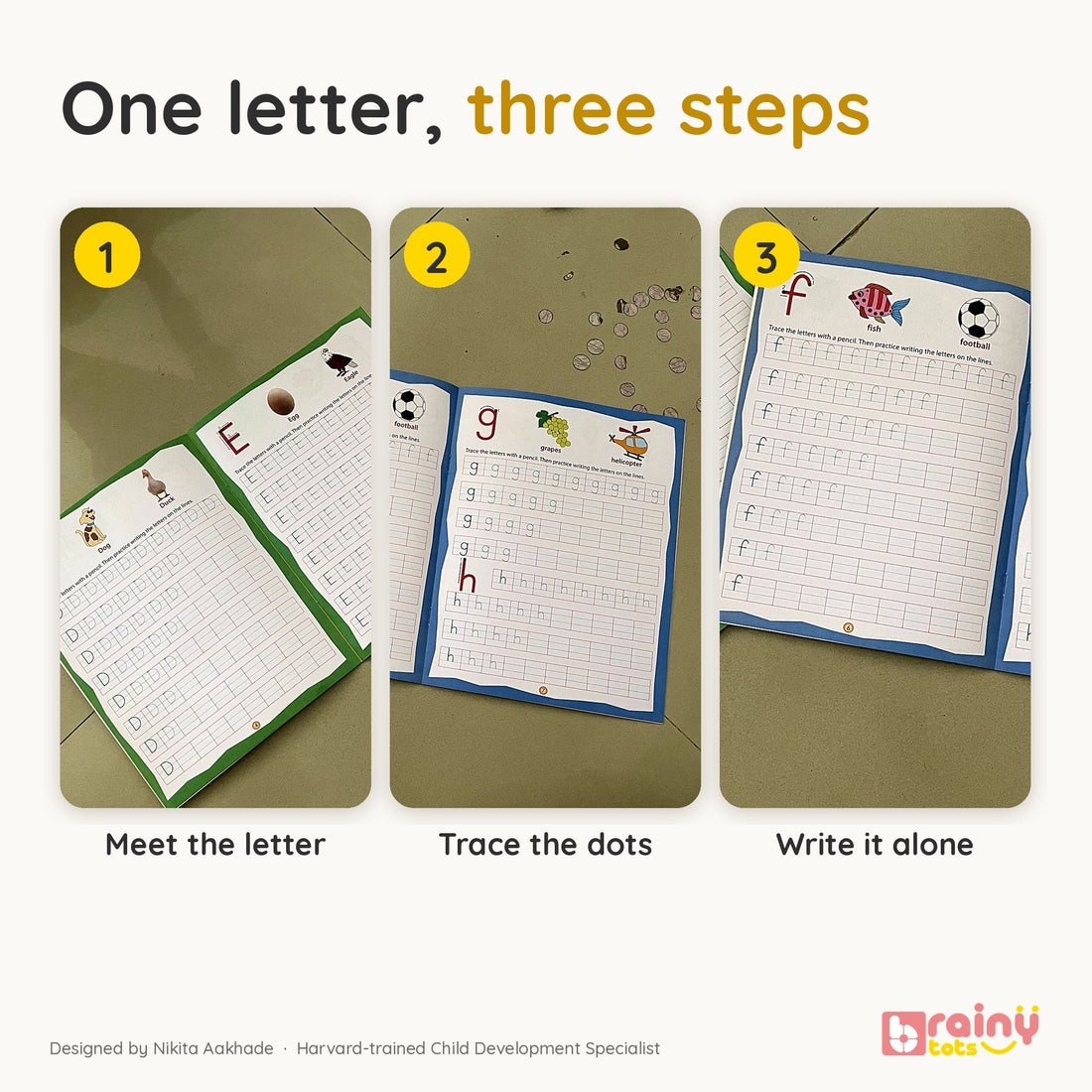 My First Alphabet Tracing Workbooks, set of 2, return gift for ages 3 to 6