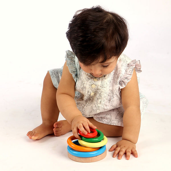 Ring Stacker – Size & Order Learning (Montessori Inspired)