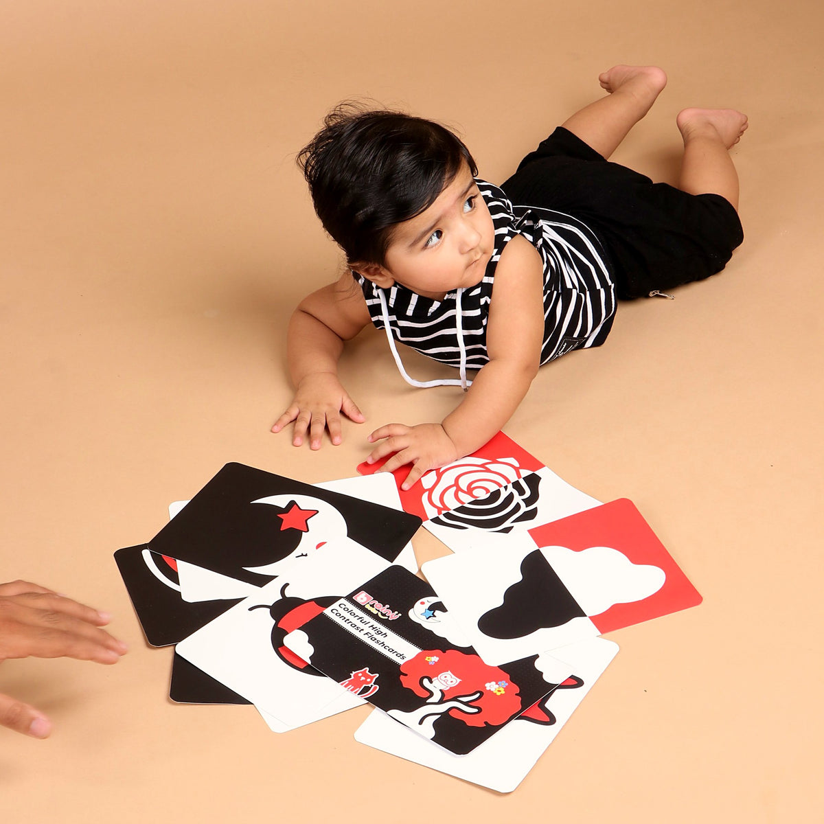 Colourful Flashcards for Infant Vision