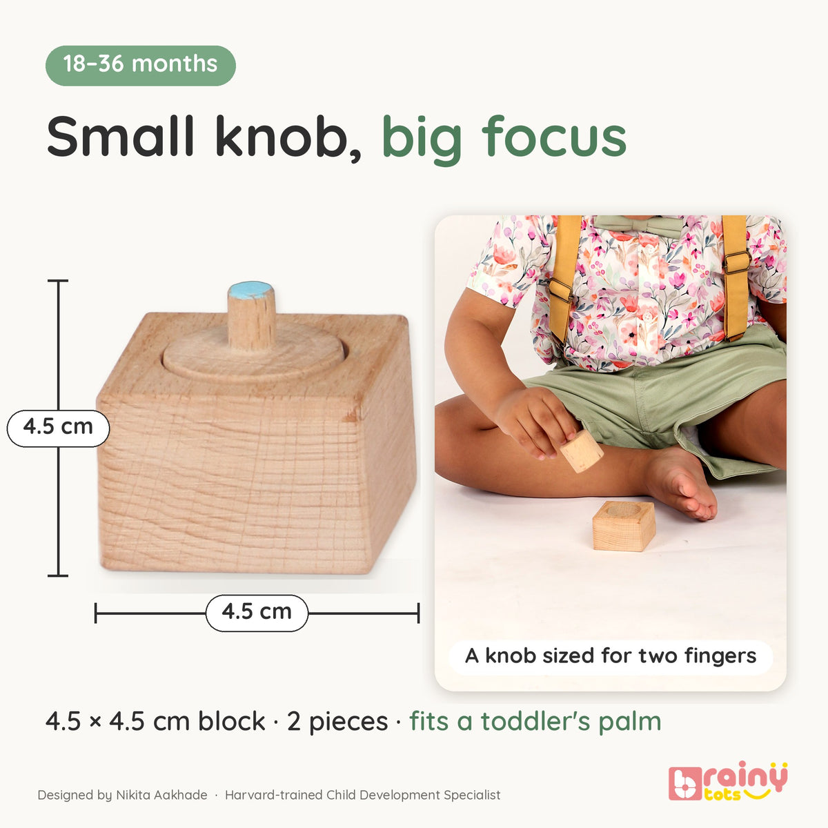 Montessori Pincer Puzzle – Finger Grip & Shape Fitting Toy