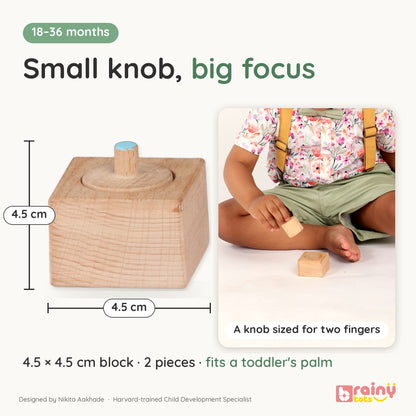 Montessori Pincer Puzzle – Finger Grip & Shape Fitting Toy