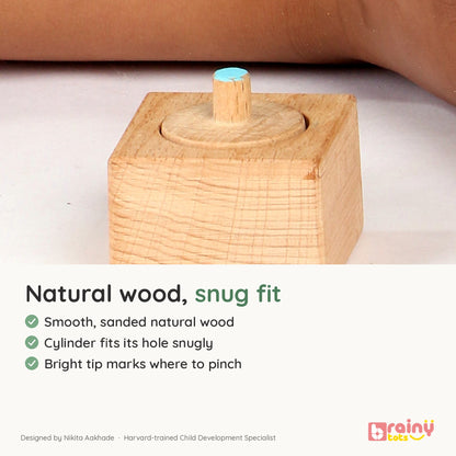 Montessori Pincer Puzzle – Finger Grip & Shape Fitting Toy