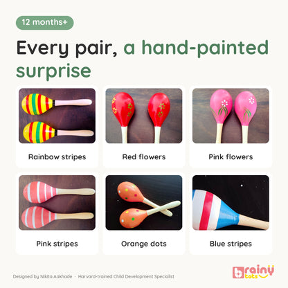 Montessori Egg Shakers – First Sound & Grasp Toy