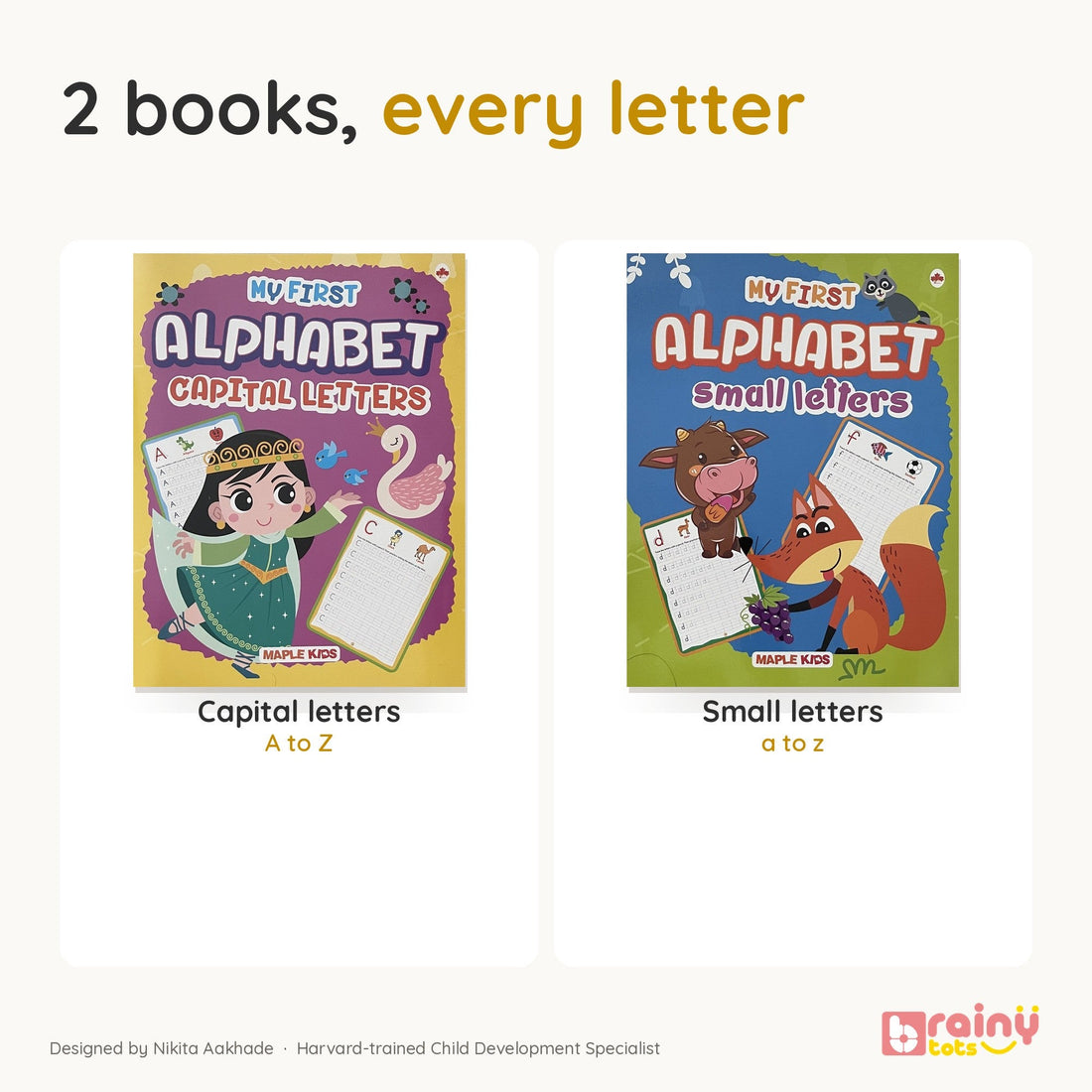 My First Alphabet Tracing Workbooks, set of 2, return gift for ages 3 to 6