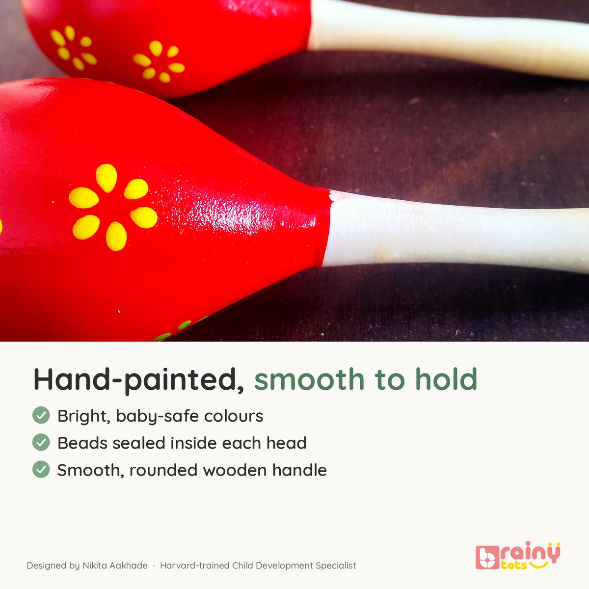 Montessori Egg Shakers – First Sound & Grasp Toy
