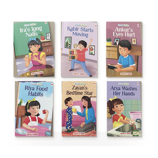 Good Habits Story Books for Kids – Set of 6