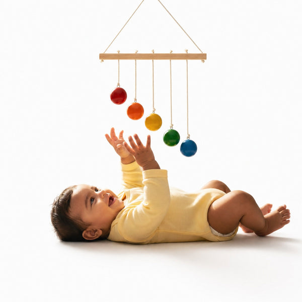 Montessori Hanging Balls – Reach, Hit & Movement Toy