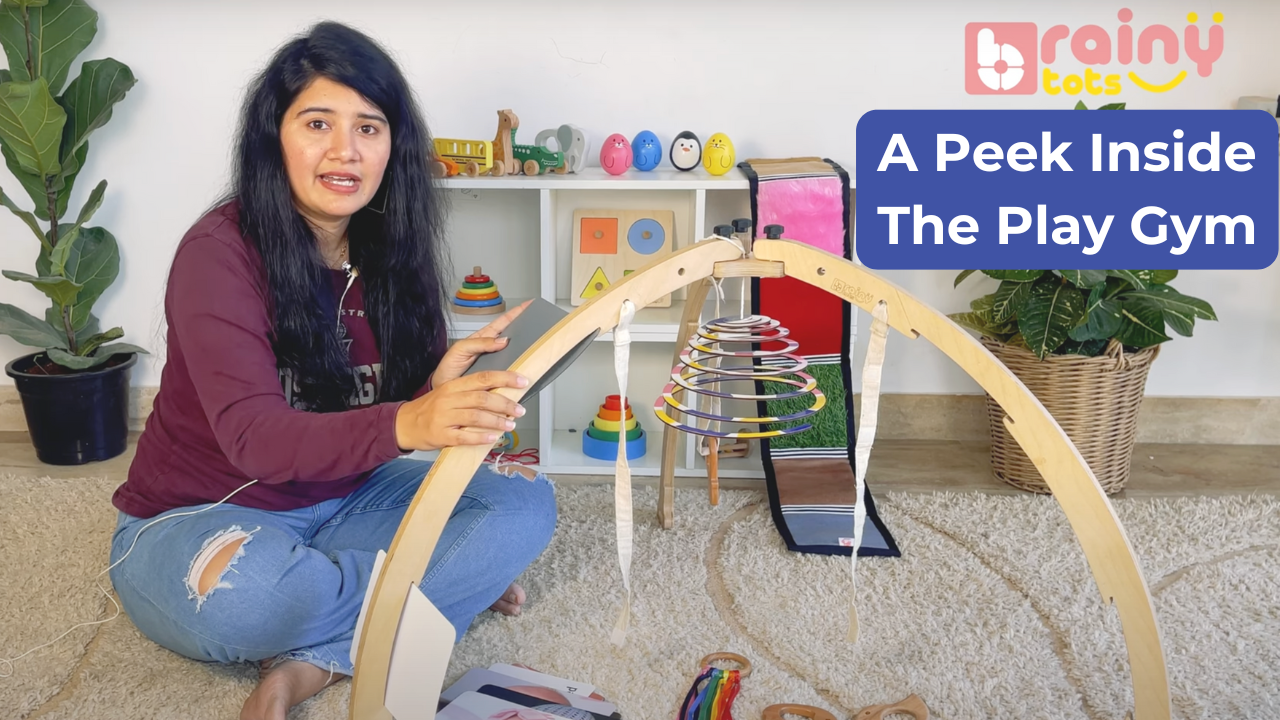 Load video: Brainytots 360 degree circular playgym assembly and benefits by founder