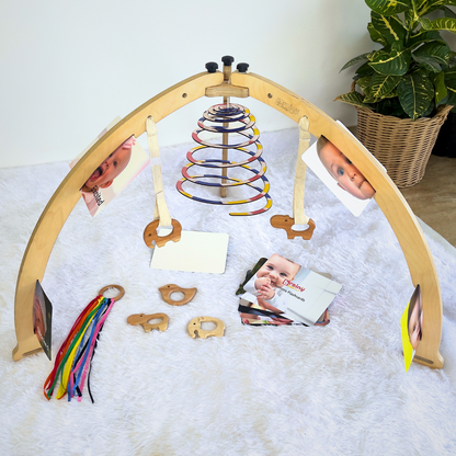 Wooden Play Gym - For 0 to 12 Months Old