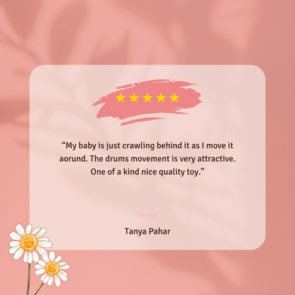 Discover authentic parental experiences with our 'Pull Toy Parent Testimonial' image. Explore the heartfelt accounts of joy and nostalgia as families share their love for this cherished toy, offering insights into its magical impact on playtime and childhood memories.
