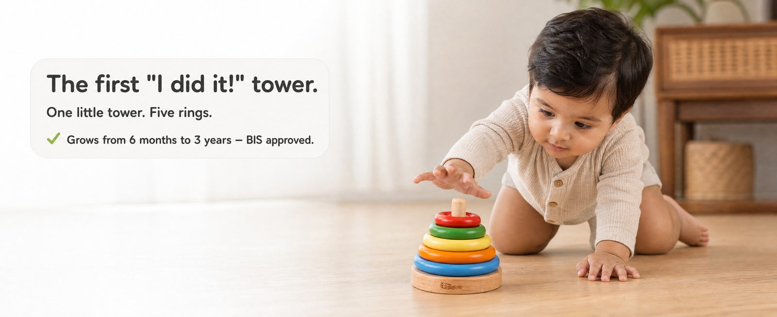 The first "I did it!" tower.
