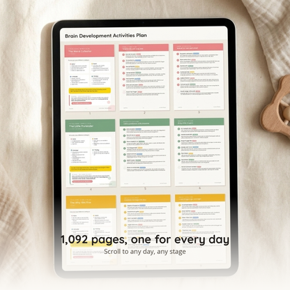 1,092 pages shown as a reader page grid on a tablet