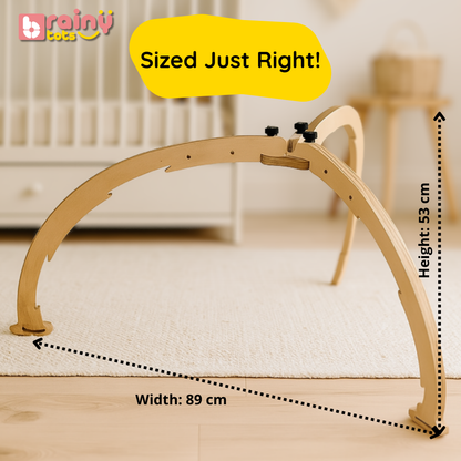 Wooden Play Gym - For 0 to 12 Months Old