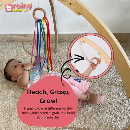 Wooden Play Gym - For 0 to 12 Months Old