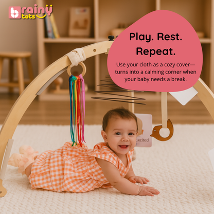 Wooden Play Gym - For 0 to 12 Months Old
